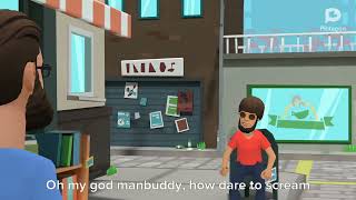 Manbuddy Screams In The Street Corner Grounded