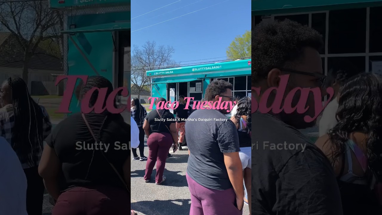 Taco Tuesday Slutty Salsa X Martha’s Daiquiri Factory tacotuesday 