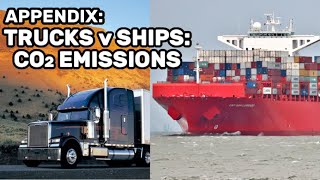 APPENDIX: Why shipping pollutes less