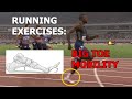 Running exercises improving big toe mobility