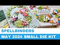 283 spellbinders may 2024 small die kit  3d embossing folder  card inspirations