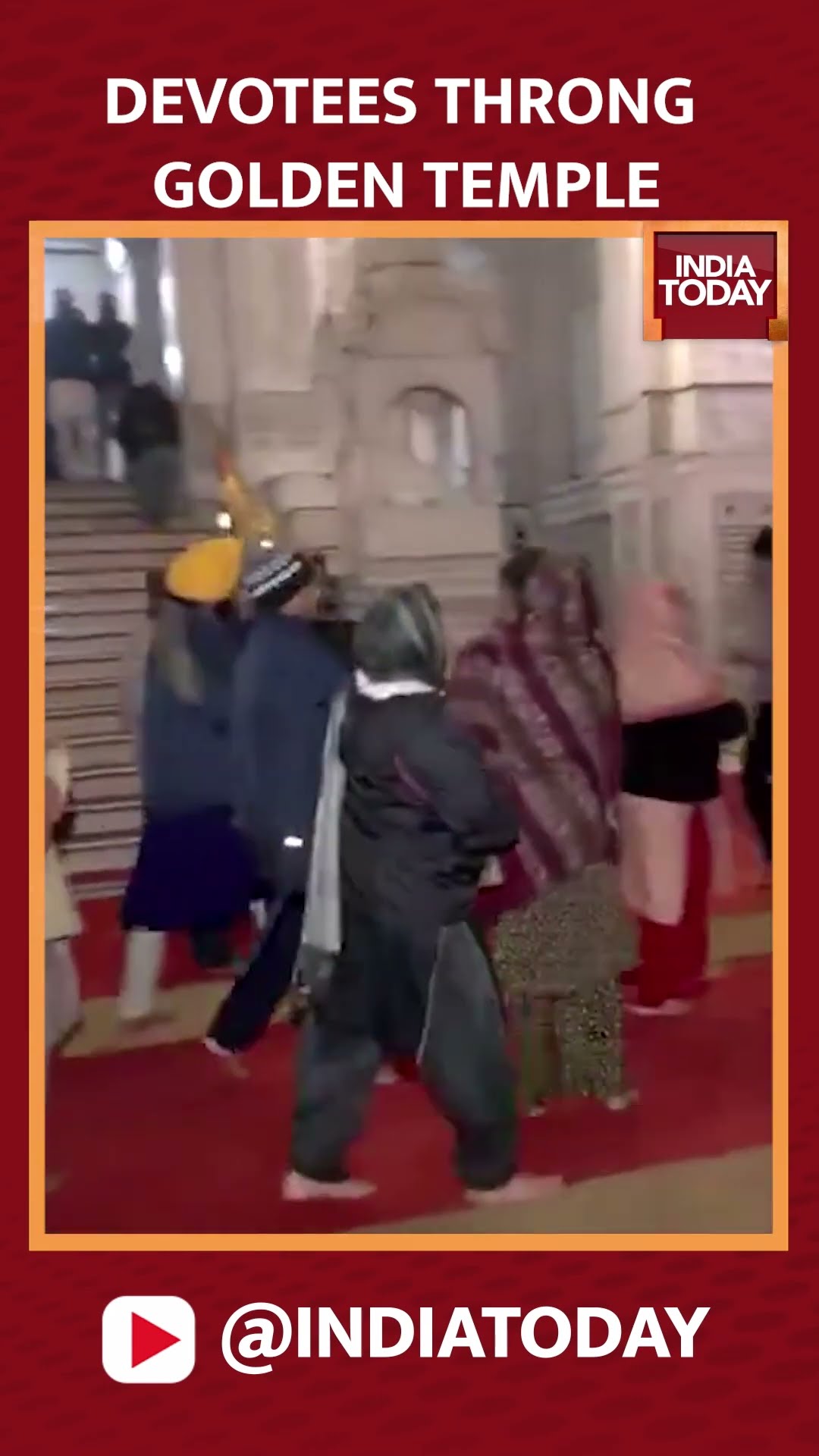 Devotees Throng Golden Temple On The Occasion Of New Year 2025 #shorts #newyear2025 #goldentemple