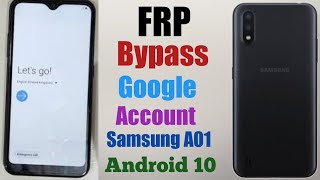 Samsung A01 Frp Bypass Account Android 10 Tanpa pc A015f NEW 2021