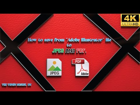 How to save Adobe Illustrator files as JPEG and PDF. ️🔥 👉sᴜʙsᴄʀɪʙᴇ ...