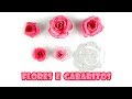 Flores/Rosas de Papel + Gabaritos