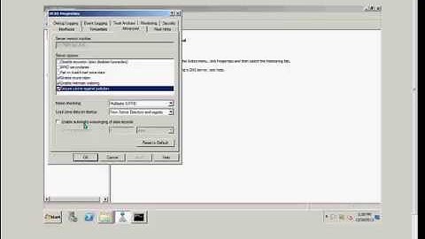 How to secure cache against pollution in a Windows 2008 DNS server
