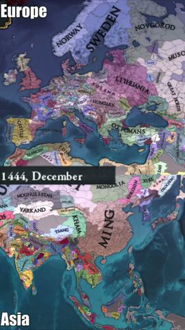 EU4 Winds of Change AI only Timelapse