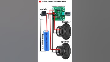 PAM8403 Bluetooth Kit Audio Amplifier Connection #shorts