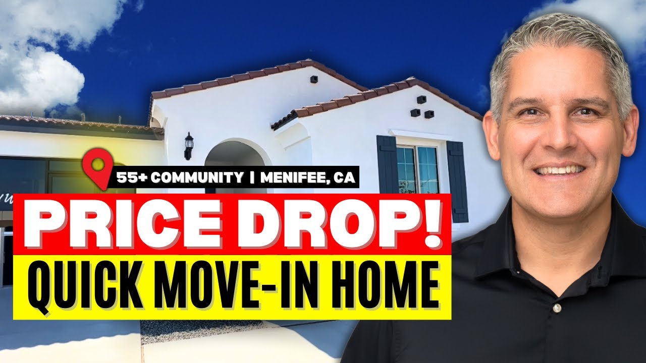 Menifee 55+ Home Deal! Quick Move-in | Resort-Style + BIG Savings!