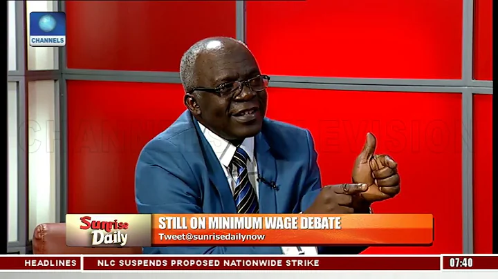 Minimum Wage Debate: We Are Not Running A Cost-effective Government - Falana Pt.2 |Sunrise Daily|
