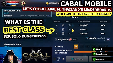 Cabal Mobile PH Tips | BEST CLASS for PVE and SOLO Dungeon Runs | Cabal M Heroes of Nevareth