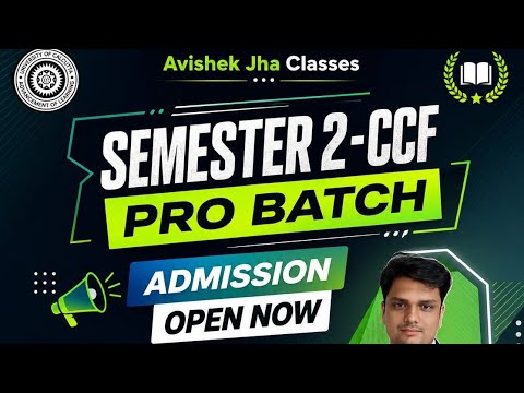 Semester -2 Pro Batch| All Details | Classes | Fees | 9 Sgpa Roadmap 🔥| Calcutta University 