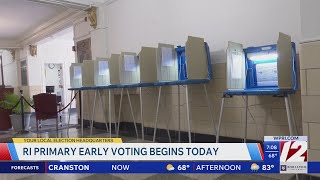 Early voting for Rhode Island Primary Election begins