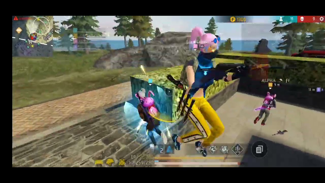 Free fire old Game play 🤣