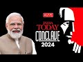 Live pm shri narendra modi attends india today conclave 2024