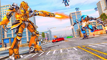 Lion Robot Car Futuristic Robot Transformation Android Gameplay