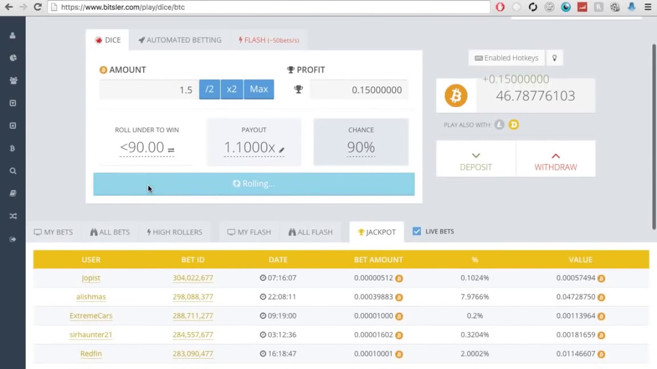 bitsler hack script augustus 2017