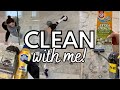 CLEAN WITH ME! Cleaning the area rugs &amp; deep cleaning the shower