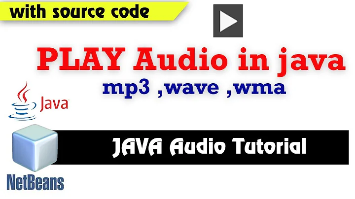 JAVA NetBeans PLAY in Audio mp3 wave Tutorial