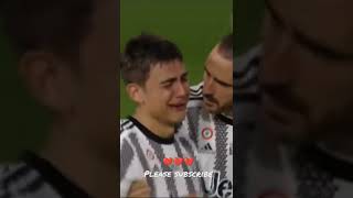 Paulo Dybala sad moment after game #dybalalastgameforjuve #paulodybala