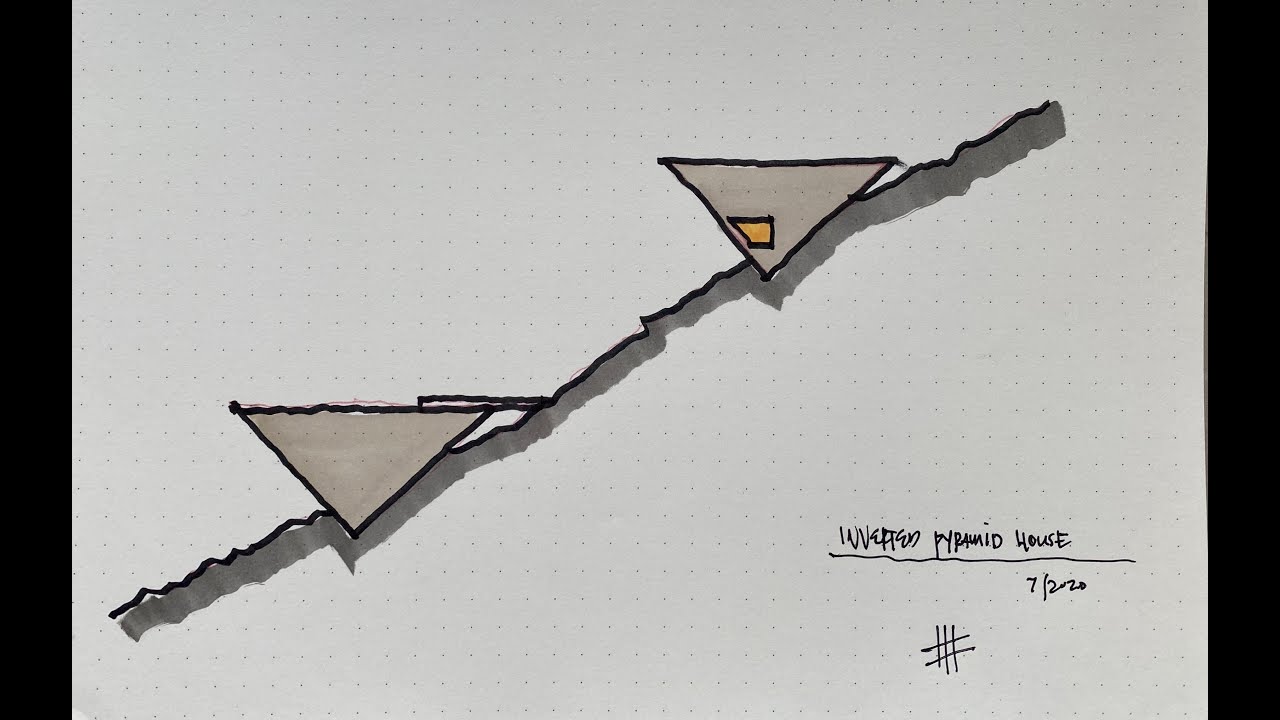 DREAM + DRAW // EPISODE 002 // INVERTED PYRAMID HOUSE - YouTube