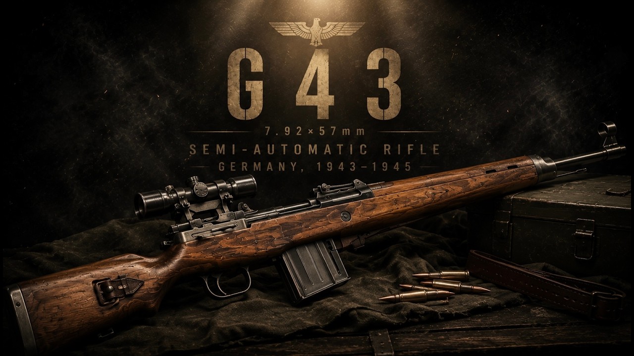 G43 Rifle Icon Gewehr 43 (G43): The Greatest Shame of German Engineering - YouTube