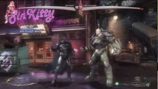 Injustice: Gods Among Us Demo - Batman Gameplay with Commentary