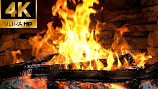 Goodbye Stress To Fall Asleep Fast With Fireplace Sounds 🔥🔥 Burning Fireplace 4K Uhd For Relaxing