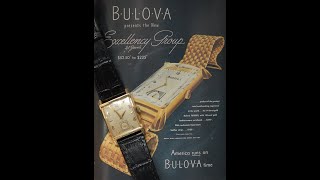 1955 Bulova 14K Gold Vintage Mens Watch