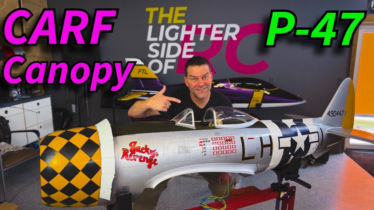 CARF P 47 Build Series - Building the Sliding Canopy System