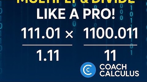 Binary Multiplication & Division Made Easy  | Base 2 Tricks for Beginners!