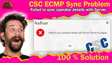 Failed to sync operator details with server  please try angain | Fix Sync Operator Details Issues