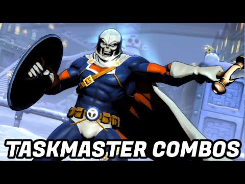 UMVC3 - TASKMASTER SOLO COMBOS!