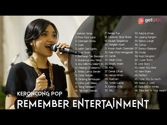 KERONCONG MODERN MILENIAL TERBARU 2022 | REMEMBER ENTERTAINMENT FULL ALBUM class=