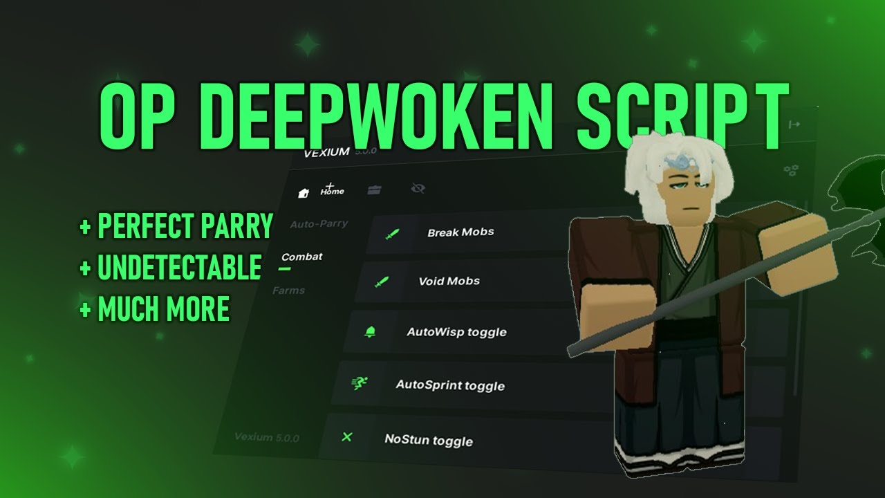 *OP* DEEPWOKEN SCRIPT | PERFECT AUTOPARRY, AUTO DILLUVIAN, ETC