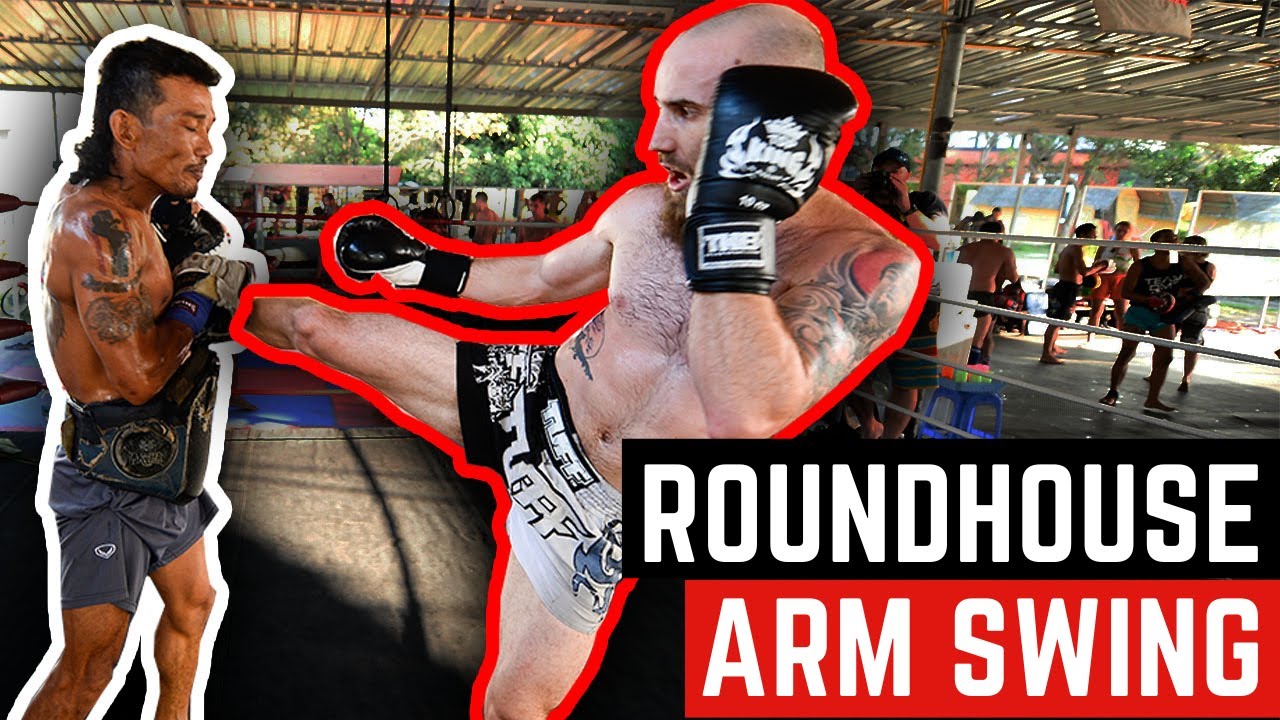 How To Arm Swing When Kicking (Muay Thai Roundhouse) YouTube