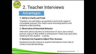 Development of Affective Assessment Tools - Methods of Assessing Affective Targets