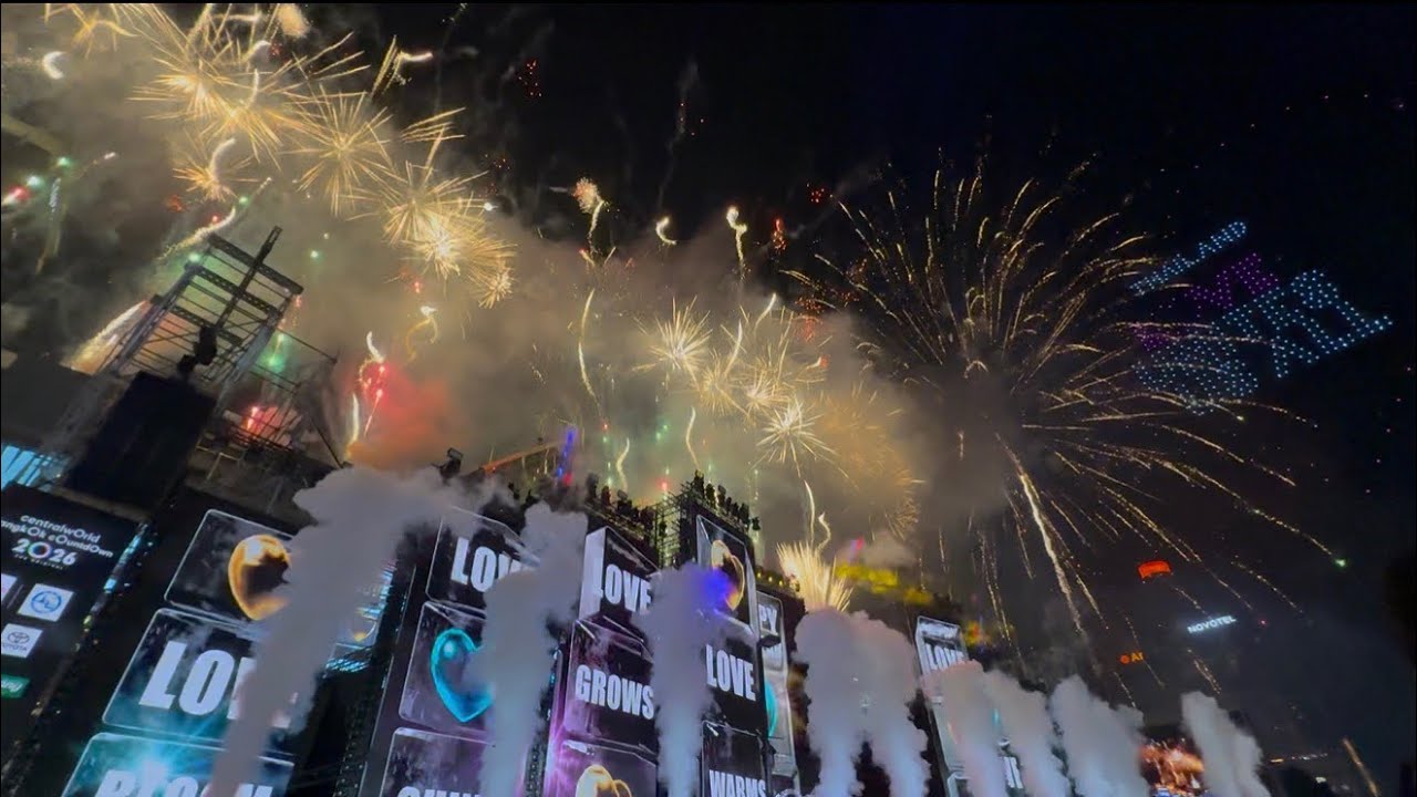 centralwOrld Bangkok Countdown 2026 The Original - A Tribute to Love