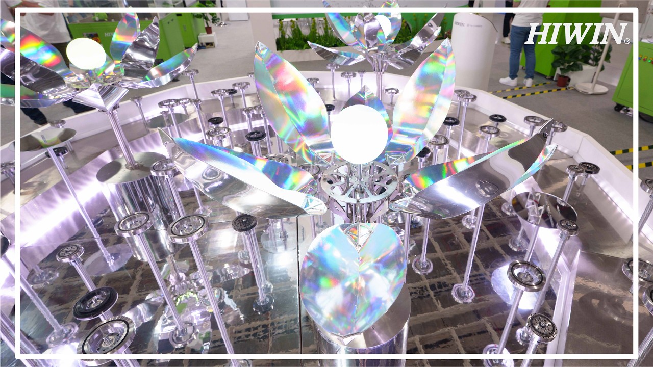 螺序花開 Spiraling Bloom｜HIWIN 精密傳動 × 科技藝術｜HIWIN Precision Motion and Tech-Art 縮圖