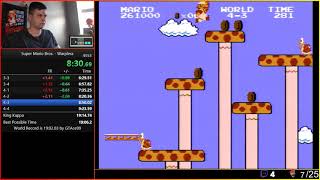 *FWR* Super Mario Bros. Both Quests Warpless 39:30