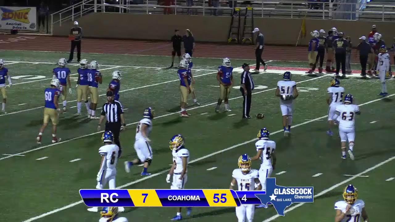 HIGH SCHOOL FOOTBALL Reagan County vs. Coahoma YouTube