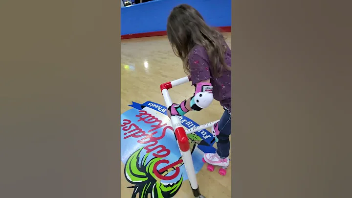 Alyssa's first trip to the roller rink