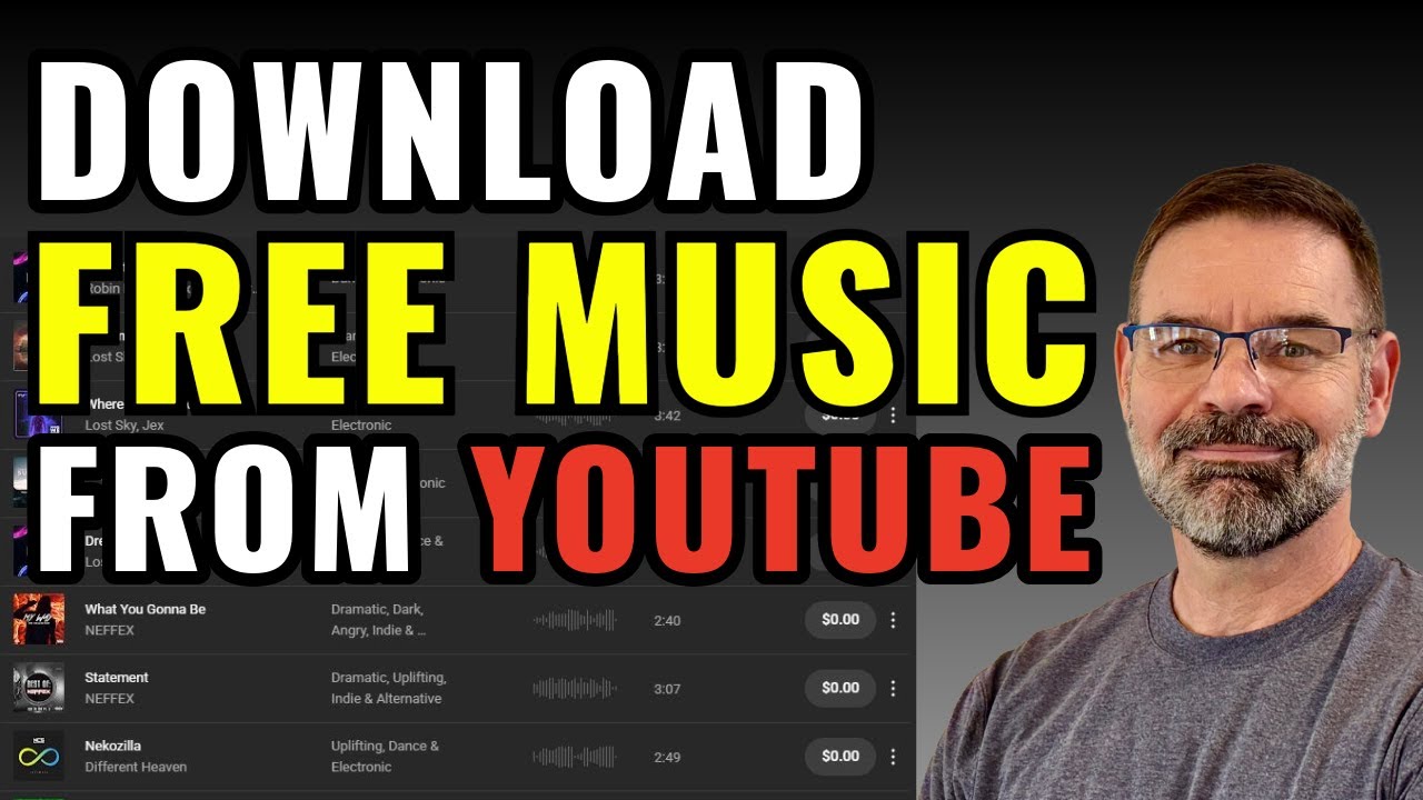 Загрузите бесплатную музыку с YouTube