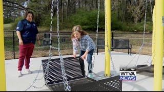 Wheelchair swings found damaged just three months after installation