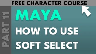 Using Soft Select when Modeling Characters in Maya. (Part 11 of 12) screenshot 5