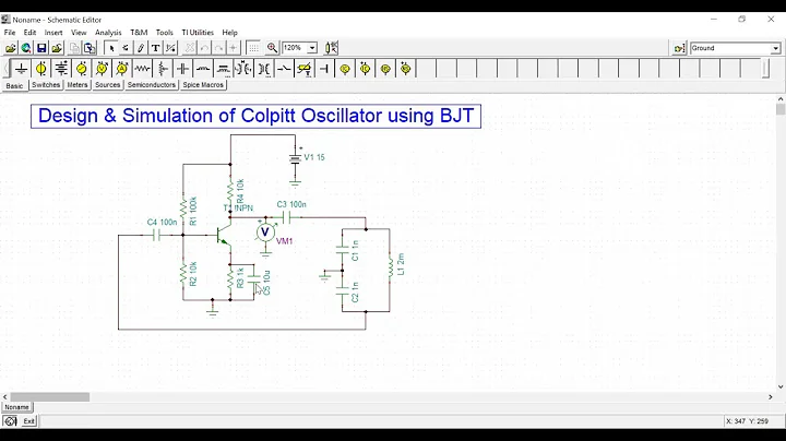 Colpitt oscillator using transistor | Design and S...