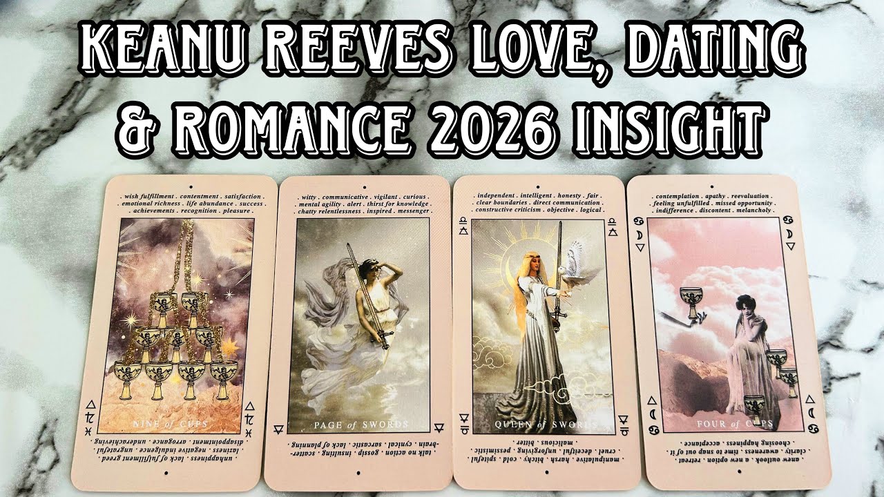 Романтическое чтение Киану Ривза 2026 года 🔮 Новые начинания, энергия любви и что нас ждёт впереди