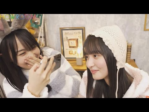 遠藤さくらさんのあまりの可愛さに変な声を出してしまう賀喜遥香さん