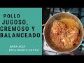 Pollo guisado cremoso, jugoso y rico   ¡Receta saludable de la abuela! image