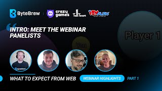Intros: Meet the Webinar Panelists | Part 1 | ByteBrew Webinar EP 2